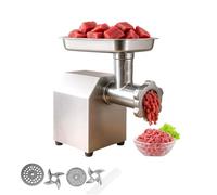 Hachoir à Viande Électrique Professionnel D70 - 850W - Débit 120 kg/h - Lame Simple Coupe - Grilles Ø70 mm (5.5 & 7 mm) - Acier Inox - Monophasé - Facile à Nettoyer - Usage Restauration & Boucherie