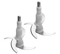 Hachoir à viande en acier inoxydable avec tête humide à 4 lames, accessoires pour hachoir à viande MJ-LZ25 Easy225/235/236, Midea Universal Hachoir à viande et tête de couteau (2 pièces)