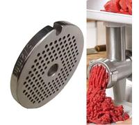 Hachoir à viande en acier inoxydable, disque d'orifice de 2 mm n°5 compatible avec différents broyeurs pour viande, poisson, légumes, facile à nettoyer (2 mm)