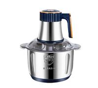 Hachoir à viande en acier inoxydable - Hachoir électrique entièrement automatique - Grande capacité de 5 L avec récipient - Appareil de cuisine multifonction
