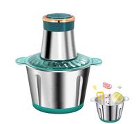 Hachoir à viande en acier inoxydable, petit robot culinaire | Hachoir à viande domestique de grande capacité | à légumes de cuisine robuste pour carottes, choux, citrouilles, piments