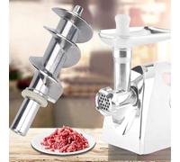 Hachoir à viande en acier inoxydable - Pièces de rechange - Accessoires pour la maison et la cuisine - Kit de meulage en métal facile à nettoyer (4,5 coupe-viande)