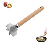 Hachoir à viande hachée en acier inoxydable 304, presse-purée avec manche | Hachoir à viande manuel à 6 lames pour hamburger, poulet, légumes, ustensile de cuisine