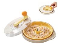 Hachoir à viande hachée, poignée rotative à 360°, hachoir manuel avec grande capacité, sans BPA, hachoir multifonction pour poitrine de poulet, légumes et préparation des repas (C)