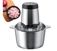 Hachoir à viande - Hachoir à viande électrique | Machine de traitement des aliments électrique réglable 3L 300 W | Hachoir à viande amovible en acier inoxydable, grand hachoir