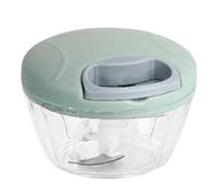 Hachoir à viande manuel 500/900 ml, hachoir ail, presse main, broyeur de légumes, coupe-oignons et piments, outils cuisine(2pcs White 900ML)