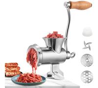 Hachoir à viande manuel avec coussinet antidérapant et tube de lavement pour broyer la viande et les saucisses