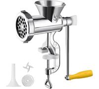 Hachoir à Viande Manuel Avec Pince De Table, Hachoir à Viande En Alliage D'aluminium Pour Cuisine, Préparation De Porc, Bœuf, Poisson, Poulet Et Farce à Saucisse S