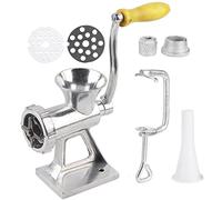 Hachoir à viande manuel en alliage d'aluminium, outil de cuisine durable pour broyer le porc, le bœuf, l'agneau, le poulet, les épices, les pâtes, les saucisses, utilisation en