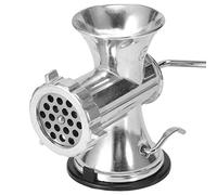 Hachoir à Viande Manuel en Aluminium, Machine à Viande Commerciale Broyeur à Viande avec Ventouse pour Porc Boeuf Agneau Poulet Diverses épices et Poivre