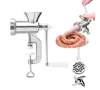 Hachoir à viande manuel - Moulin à saucisses multifonctionnel, machine à saucisse haute résistance | Hachoir à nourriture manuel, hachoir à viande manuel, design amovible anti-desl