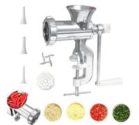 Hachoir à viande manuel portable et ustensile de cuisine | Hachoir à viande manuel pour la préparation de champignons, bœuf, poulet, agneau, poivron et pour cuisiner dans la cuisine