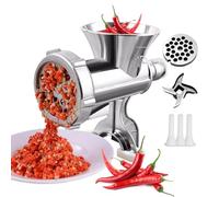 Hachoir à viande manuel, robuste, hachoir à viande et coupe-légumes, entonnoir pour faire des hamburgers faits maison