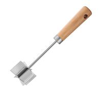 Hachoir À Viande | Moulin Alimentaire En Acier Inoxydable | Hachoir À Viande Hachée Avec Manche En Bois | Pour Cuisiner Des Repas, À La Maison, Pour Préparer Des Saucisses, Dess Hamburgers, De Dinde