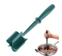 Hachoir à viande multifonction et presse-purée - Outil de purée pour mélanger la viande, les pommes de terre, la salade, les tomates et le riz (5 lames vertes)