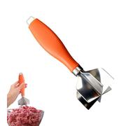 Hachoir à viande, outil en acier inoxydable, déchiqueteuse à viande manuelle avec poignée ergonomique - pour cuisiner, boeuf, légumes, céréales, fromage, hamburger, farine, purée de pommes de terre