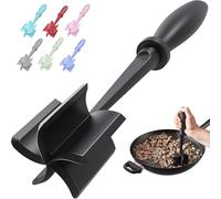 Hachoir à viande pour hamburger, presse-purée et broyeur de qualité supérieure résistant à la chaleur pour bœuf haché, dinde hachée et plus encore, hachoir à bœuf haché en nylon et fourchette à