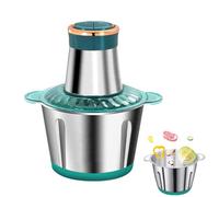 Hachoir à viande pour la maison, hachoir à viande électrique, hachoir à viande automatique en acier inoxydable, appareils de broyage de légumes de cuisine de haute résistance pour ail, piments