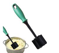 Hachoir à viande, presse-purée antiadhésif, mélangeur de cuisine résistant à la chaleur, ustensile brise-terre, 27 x 6 cm, parfait pour les cuisiniers à domicile et les chefs professionnels, rose et