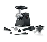 Hachoir A Viande Série 4 - - Mfws430b - 3 Grilles De Hachoir - Marche Arriere - Noir Bosch