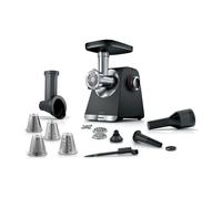 Hachoir A Viande Série 6 Mfws640b - 500 W - 3,5 Kg/mn - 3 Grilles De Hachoir - Noir Bosch