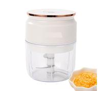 Hachoir Ail Electrique,Rechargeable USB Pour Oignons Et Légumes | Hachoir Multifonction Ail et Oignon pour Repas Bébé Boulangerie Restaurant Fête Préparation Salade | Préparation Salade Camping Voyage