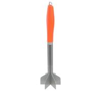 Hachoir Alimentaire en Acier Inoxydable Argenté, Poignée Ergonomique | Surface Lisse sans Adhérence, Bord Continu, Base Large, Rangement Suspendu, pour Bol Cuisine