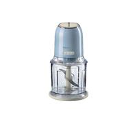 Ariete Hachoir électrique Vintage 438 – 2 vitesses, 4 lames inox, 600 ml, 400 W – Bleu clair