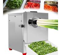 Hachoir automatique commercial for oignons verts, râpe électrique for oignons nouveaux, machine robuste for couper les poireaux, robot culinaire multifonction for tiges d'ail, ciboulette et céleri