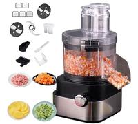 Hachoir automatique de légumes avec réglage de la vitesse, capacité de 5000 ml, amovible pour un nettoyage facile, idéal pour couper les légumes et les fruits en dés