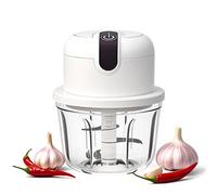 Hachoir avec connexion USB, mini-hachoir électrique 350 ml, hachoir à oignons électrique, hachoir multifonction pour viande, aliments pour bébés, fruits, légumes, noix, rechargeable