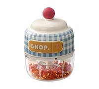 Hachoir avec poignée électrique - Hachoir polyvalent pour légumes à base de viande | Gadget de cuisine hachoir pour fruits - Mini ABS et acier inoxydable 150 ml pour ail, fruits, viande