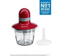 Hachoir BOSCH MMR08R2 - Rouge/Gris - 400W - Capacité 0,8L - Couteau inox - Batteur a blancs