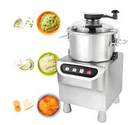 Hachoir Commercial 5-8L, Lame Tourbillon en Acier Inoxydable, Protection Thermique, Couvercle Anti-Gouttes, Parfait pour Restaurants, Traiteurs et Familles Nombreuses 5L-1500W