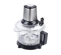 Hachoir de cuisine électrique avec bol en acier inoxydable de 5 l, hachoir multifonction, hachoir à viande avec 4 lames pour viande, oignons, fruits, légumes