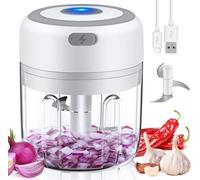 Hachoir de cuisine électrique, mini coupe-oignon, presse-ail, robot culinaire multi-hachoir, mini-alimentaire