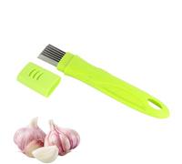 Hachoir de cuisine pratique - En acier inoxydable - Pour couper des tranches fines - Pour la maison, les voyages, le camping, les oignons, l'ail, la cuisine à l'hôtel