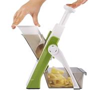 Hachoir de sécurité réglable pour la cuisine, hachoir de légumes mandoline slicer Cutter, hachoir de Mandoline 5 en 1, hachoir de légumes réglable, hachoir de légumes de pommes de terre et de carottes