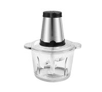 Hachoir électrique 300W avec Moteur en Acier Inoxydable - Bol Transparent de 3L, broyeur Polyvalent pour légumes et Viande | Outil de préparation pour Cuisine à Domicile