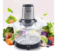 Hachoir ÉLectrique 5L Hachoir De Cuisine Coupe OignonÉLectrique Mixeur Multifonctionnel Hache Viande Et LéGumes Mini Robot De Cuisine Pour Fruits LéGumes Viande ÉPices