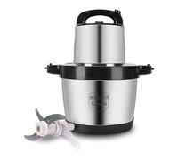 Hachoir Électrique 6 L, Grande Capacité, 2 Vitesses Disponibles, Moteur Puissant En Cuivre Pur 1000 W, Robot Culinaire En Acier Inoxydable, Machine De Cuisine Pour Usage Commercial Ou Domestique