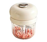 Hachoir Électrique À Ail,Presse pour Aliments Broyeur Électrique,Concasseur de Nourriture Portable - Pour Cuisine Maisons Appartements Restaurants Campings Pique-nique Ail Gingembre Salades Légumes Oi