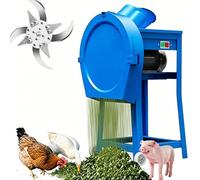 Hachoir électrique à gazon 2500 W, robuste, épaisseur réglable, pour alimentation animale, volaille, ferme et domestique, performance de 4 000 tr/min