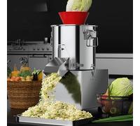 Hachoir électrique à légumes pour le traitement des aliments de volaille - Diamètre du corps de 350 mm, 4 lames, 300 kg/h, taille des particules réglable, alimentation efficace