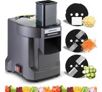 Hachoir électrique avec lame de déchiquetage et tranchage, moteur puissant, dissipation de la chaleur, pour légumes et fruits