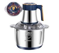 Hachoir Électrique, Broyeur Automatique en Acier Inoxydable, Multifonctionnel 5L pour Broyage de Grains Concassage de Glace Beurre de Noix Saucisse et Préparation de Repas pour Bébé