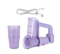 Hachoir électrique : ensemble de coupe-légumes rechargeable, processeur alimentaire compact, râpe à fromage, hachoir multifonction puissant, lames en acier inoxydable, traitement des aliments