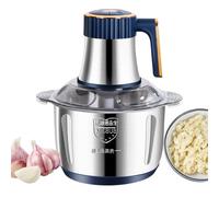 Hachoir Électrique - Hache-Oignon en Acier Inoxydable | Multifonctionnel 5L pour Broyage de Grains Concassage de Glace Beurre de Noix Saucisse et Préparation de Repas pour Bébé