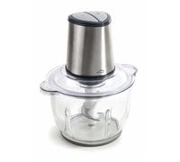 LACOR Hachoir électrique QUARTZ 69073 – 4 lames, 2 vitesses, 300 W, 2 L – Verre Gris