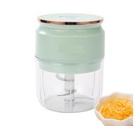 Hachoir Électrique Mini - Broyeur de Légumes Rechargeable USB,Hachoir Légumes Multifonction Cuisine - Préparation Salade Camping Voyage Caravane Oignon